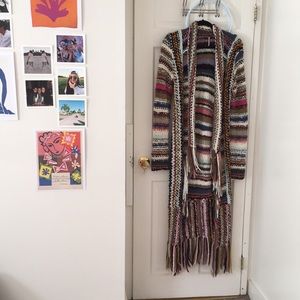 Free People sweater duster